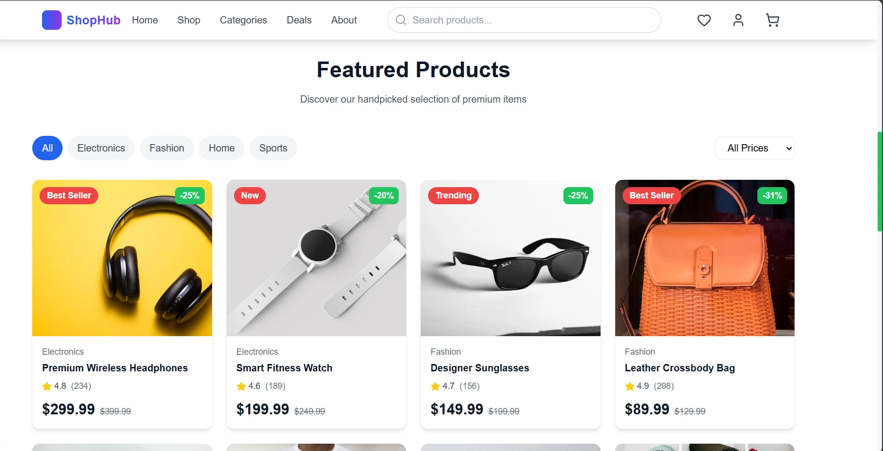 Ecommerce Shop